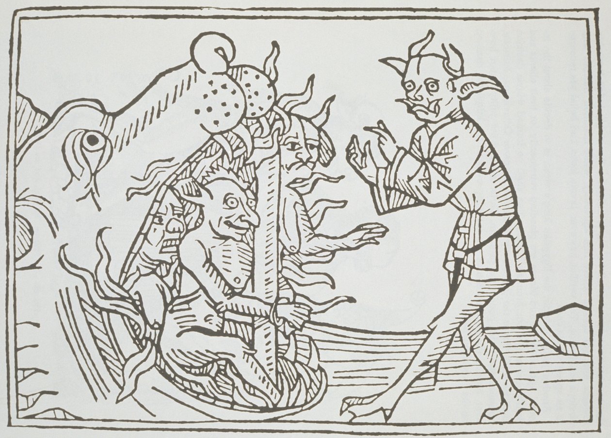 Le Diable Belial devant les portes de l