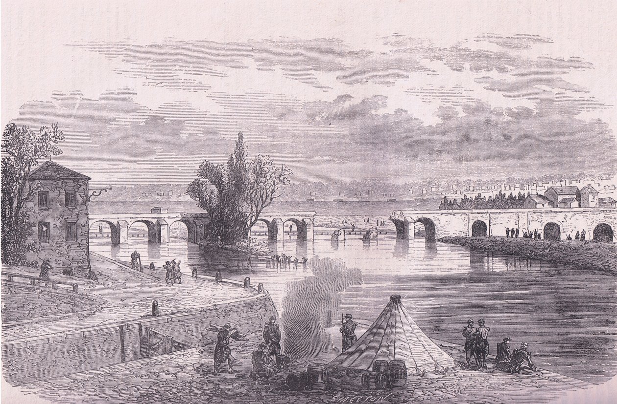La défense de Paris - destruction du pont Jonville-sur-Marne, Histoire de la guerre entre la France et l