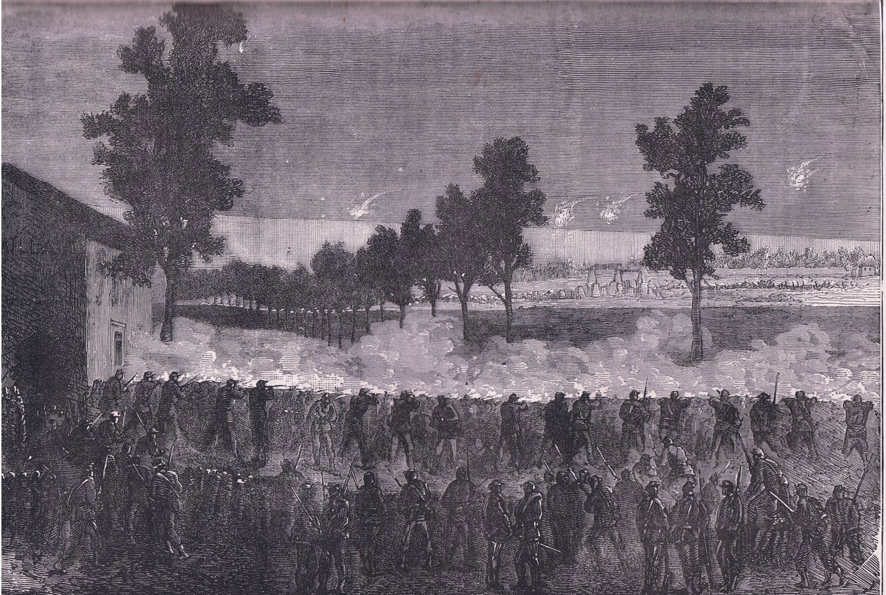 La sortie de Cachan, Histoire de la guerre entre la France et l