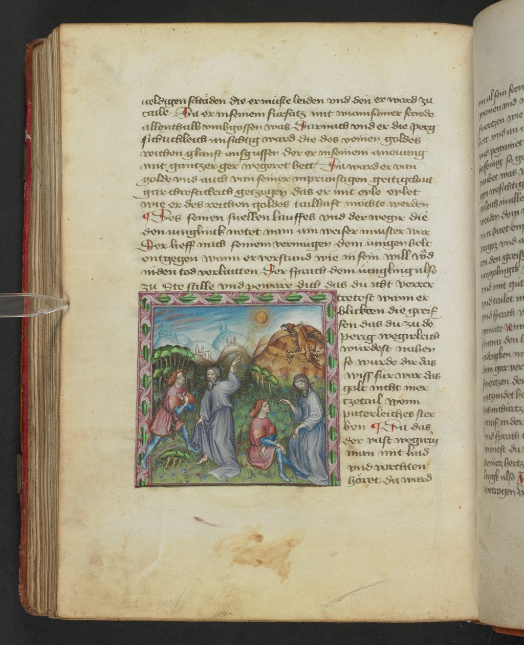 Ulrich von Pottenstein, Das Buch der natürlichen Weisheit, Egerton MS 1121 f.114v, c.1430 - German School