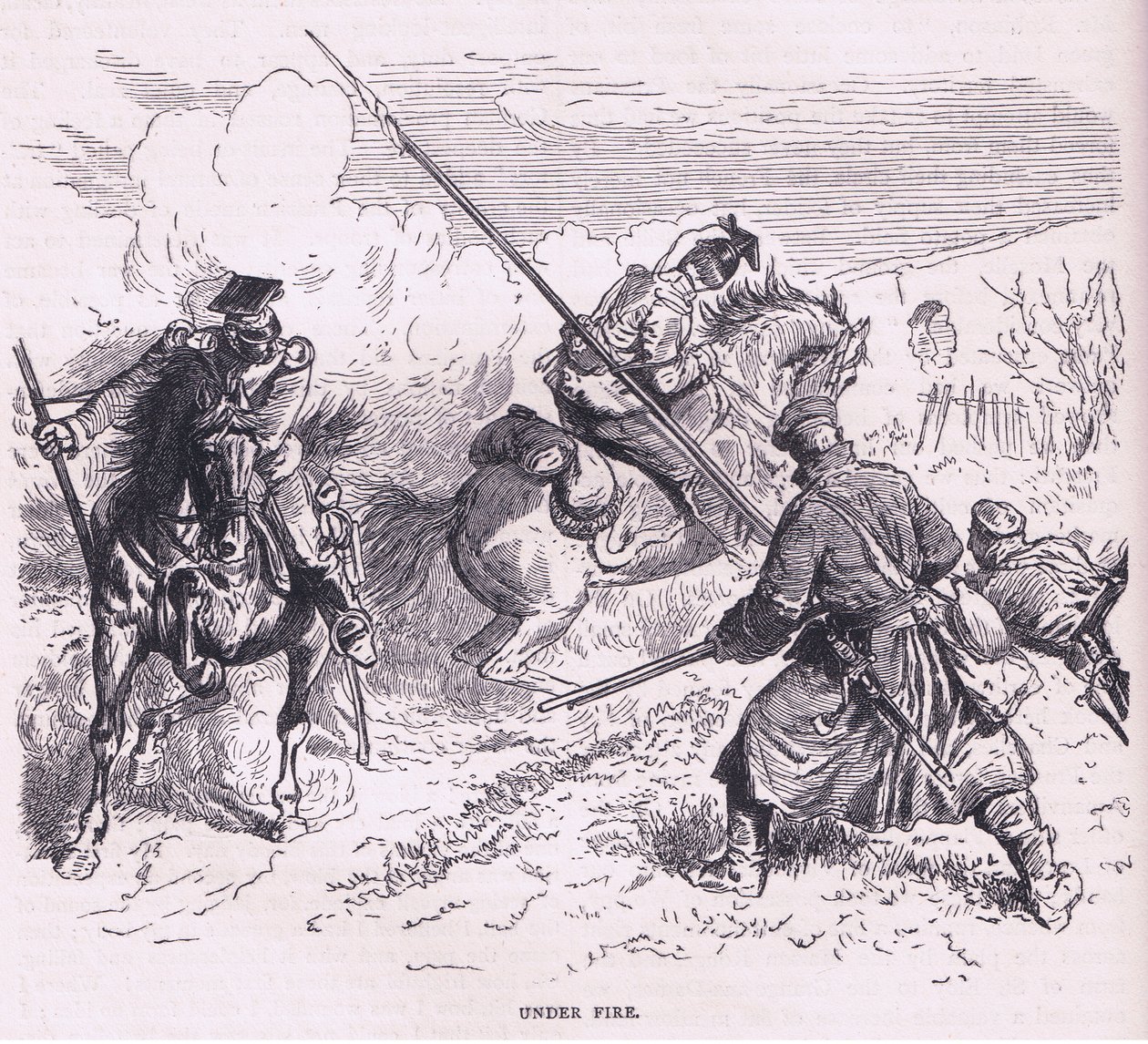 Sous le feu, Histoire de la guerre entre la France et l