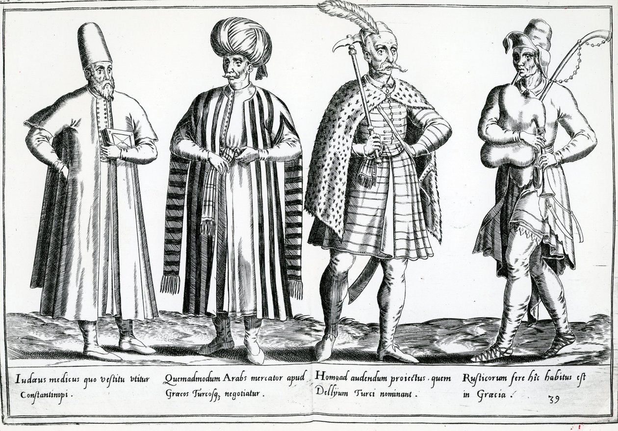 Variations de vêtements dans la région de la Méditerranée orientale - German School