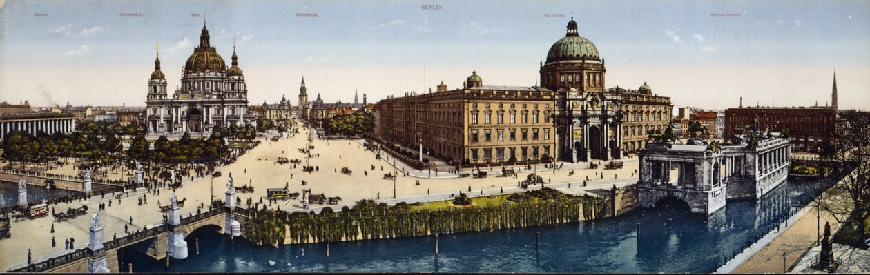 Vue de Berlin au tournant du siècle - German School