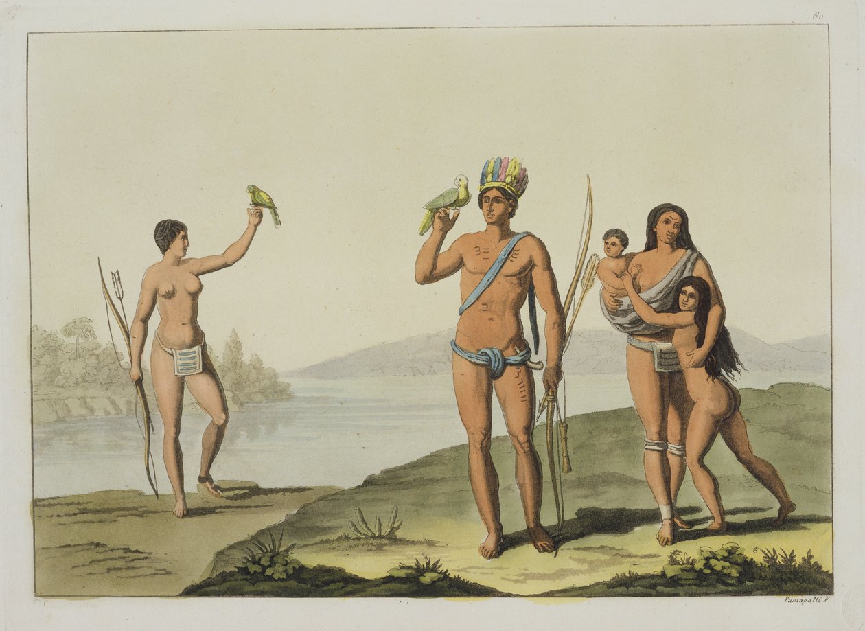 Natifs de Guyane - Gerolamo Fumagalli