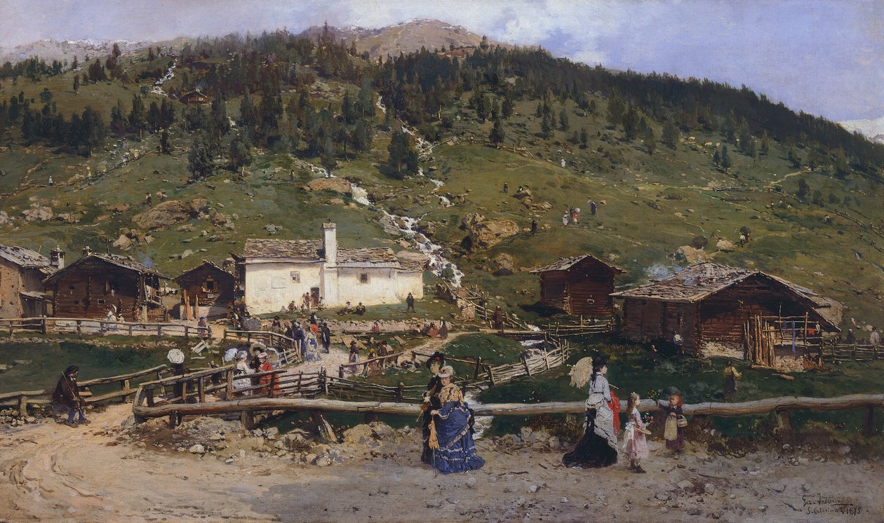Sainte Catherine à Valfurva - Gerolamo Induno