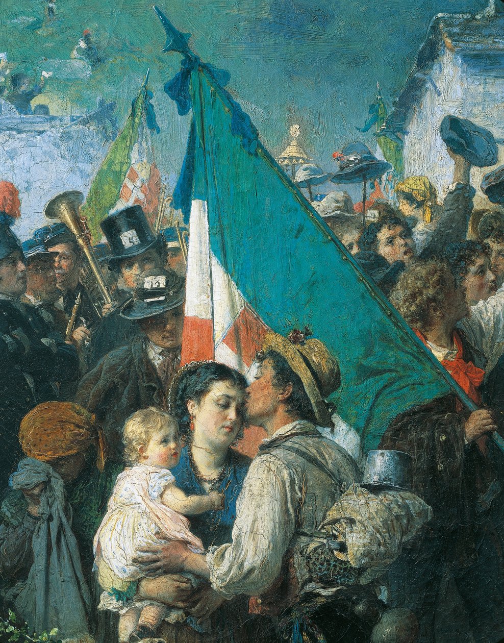 Le départ des conscrits de 1866 - Gerolamo Induno