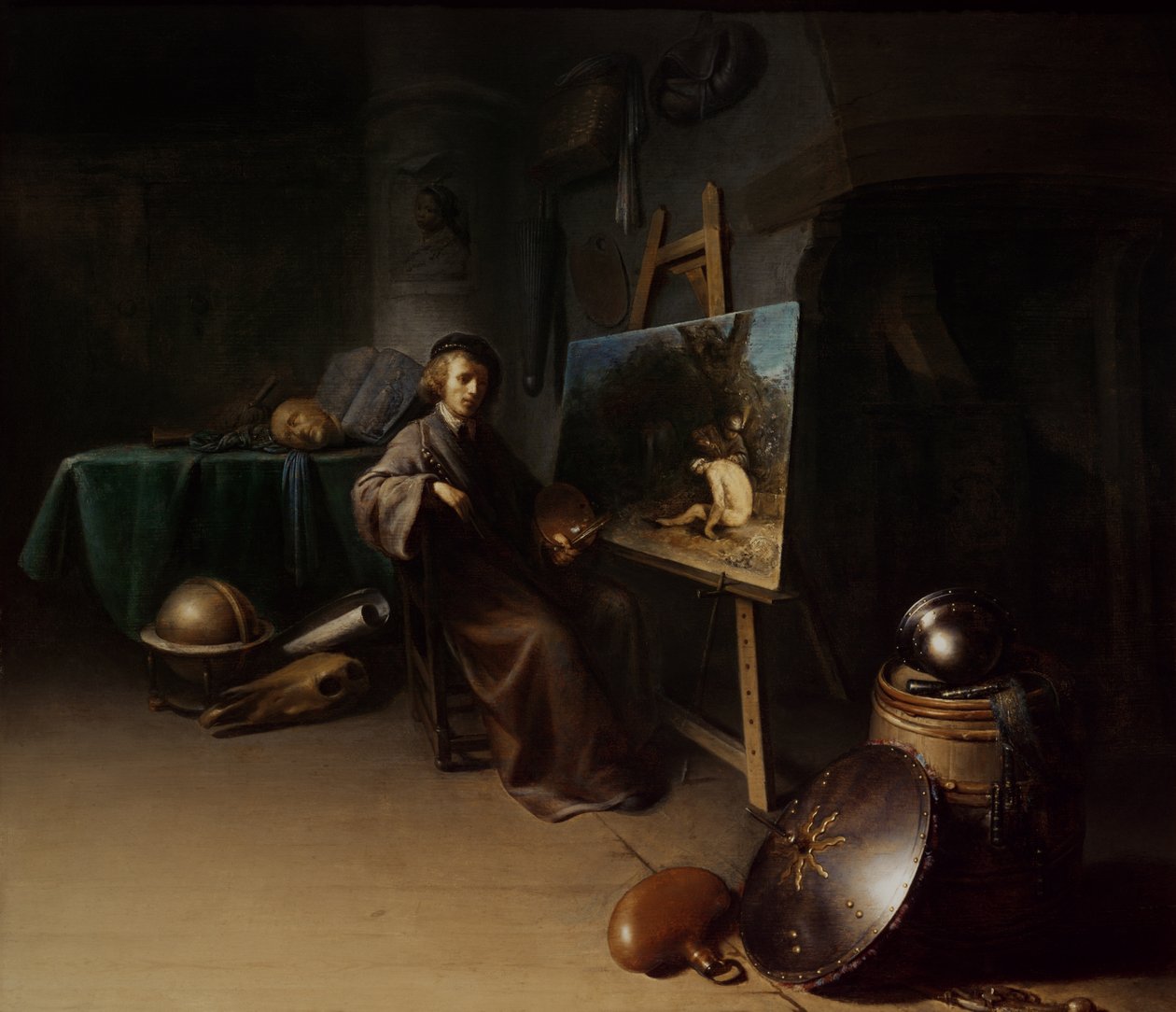 Artiste dans son atelier - Gerrit Dou
