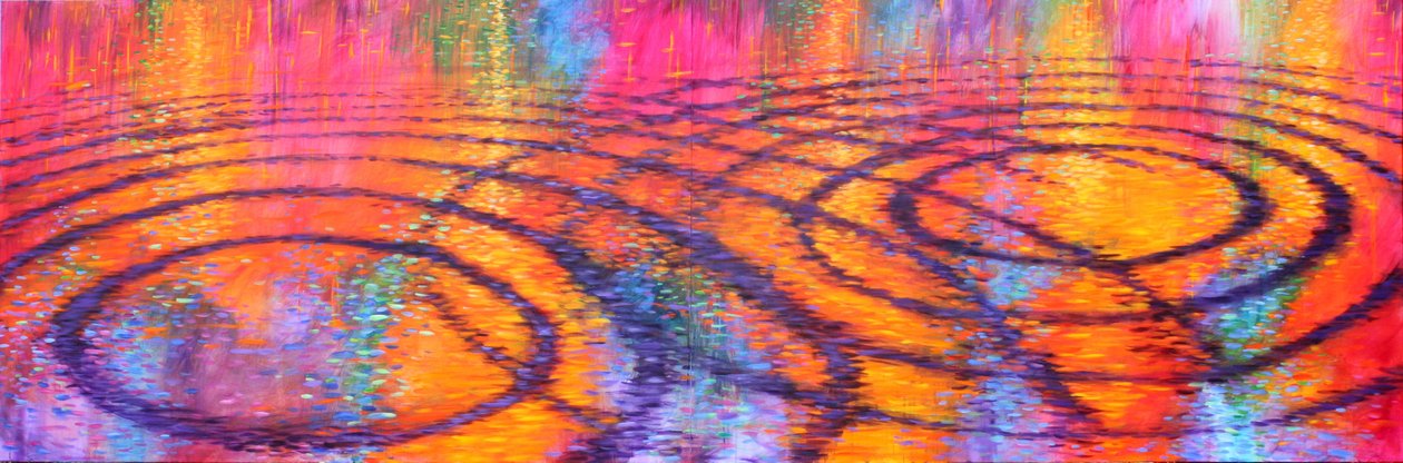 3e symphonie, 2015 (acrylique sur toile) - Gerrit Greve