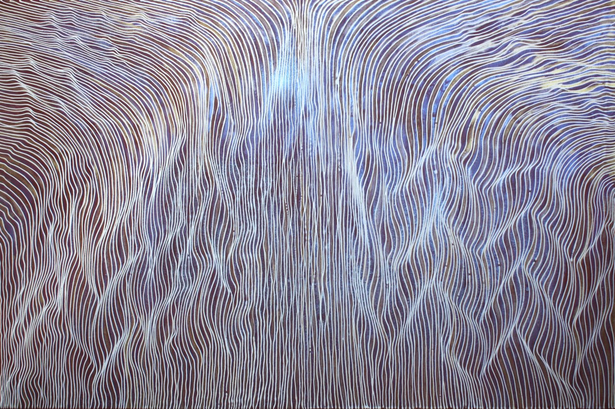 Journey 206, My Rescue Attempted, 2008 (sable et acrylique sur toile) - Gerrit Greve