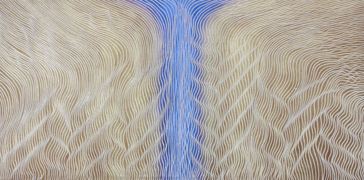 Journey 249, 2009 (sable et acrylique sur toile) - Gerrit Greve