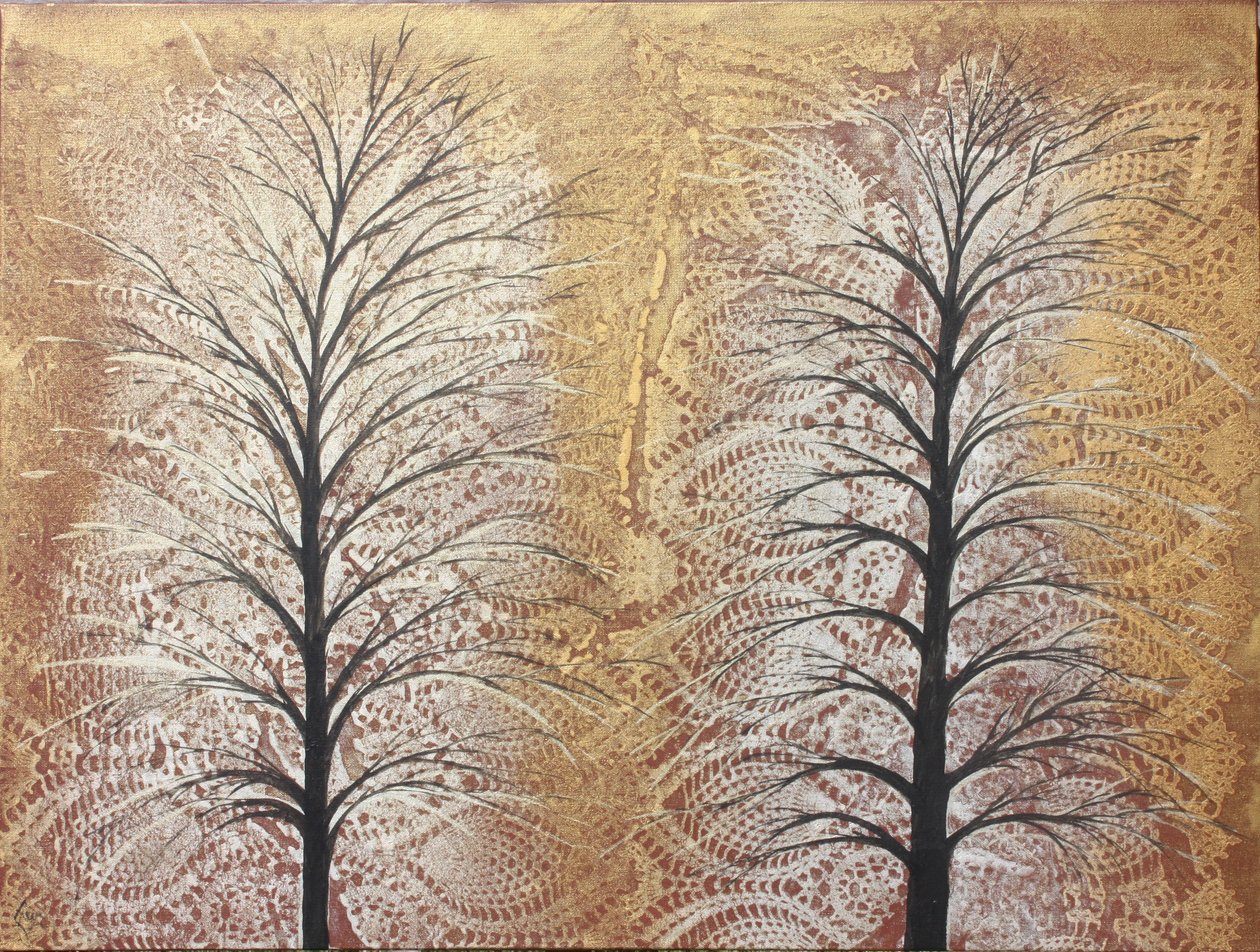 Voyage 440 Le couple #2, 2022 (acrylique sur toile) - Gerrit Greve
