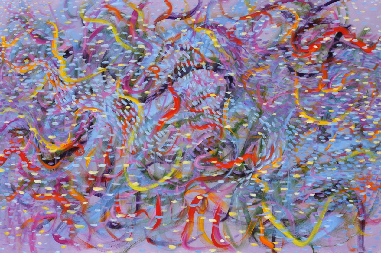 Magie sous-marine 2, 2014 (acrylique sur toile) - Gerrit Greve