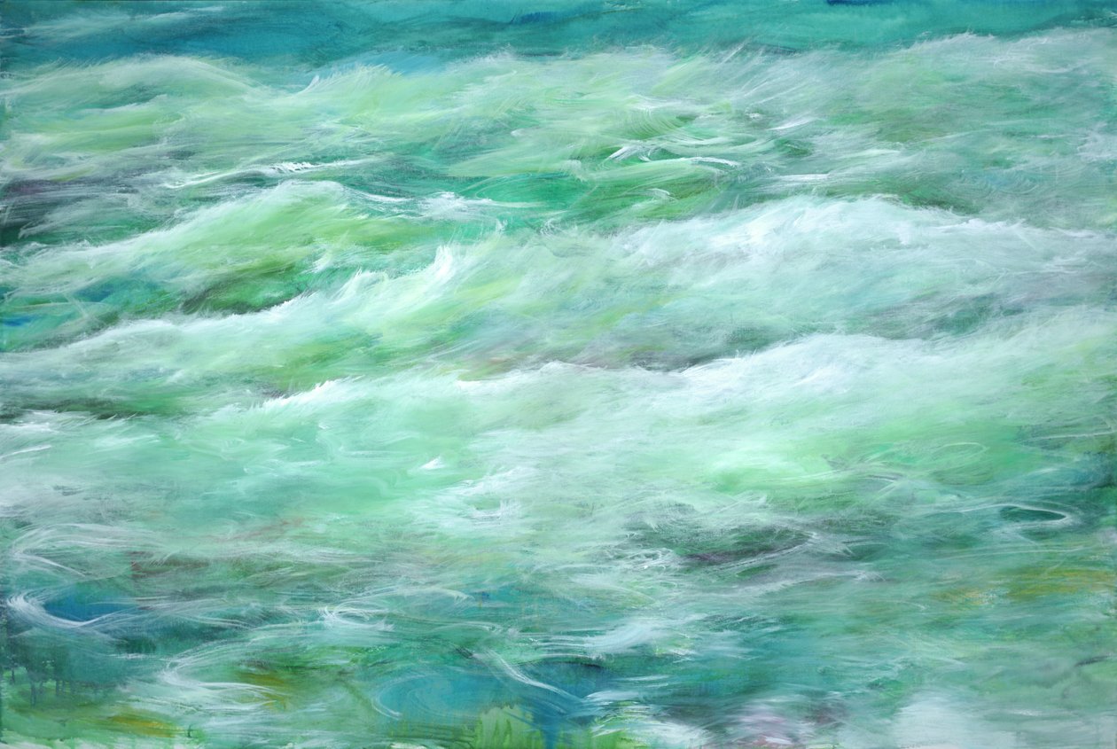 Quiet Seas, 2013 (acrylique sur toile) - Gerrit Greve