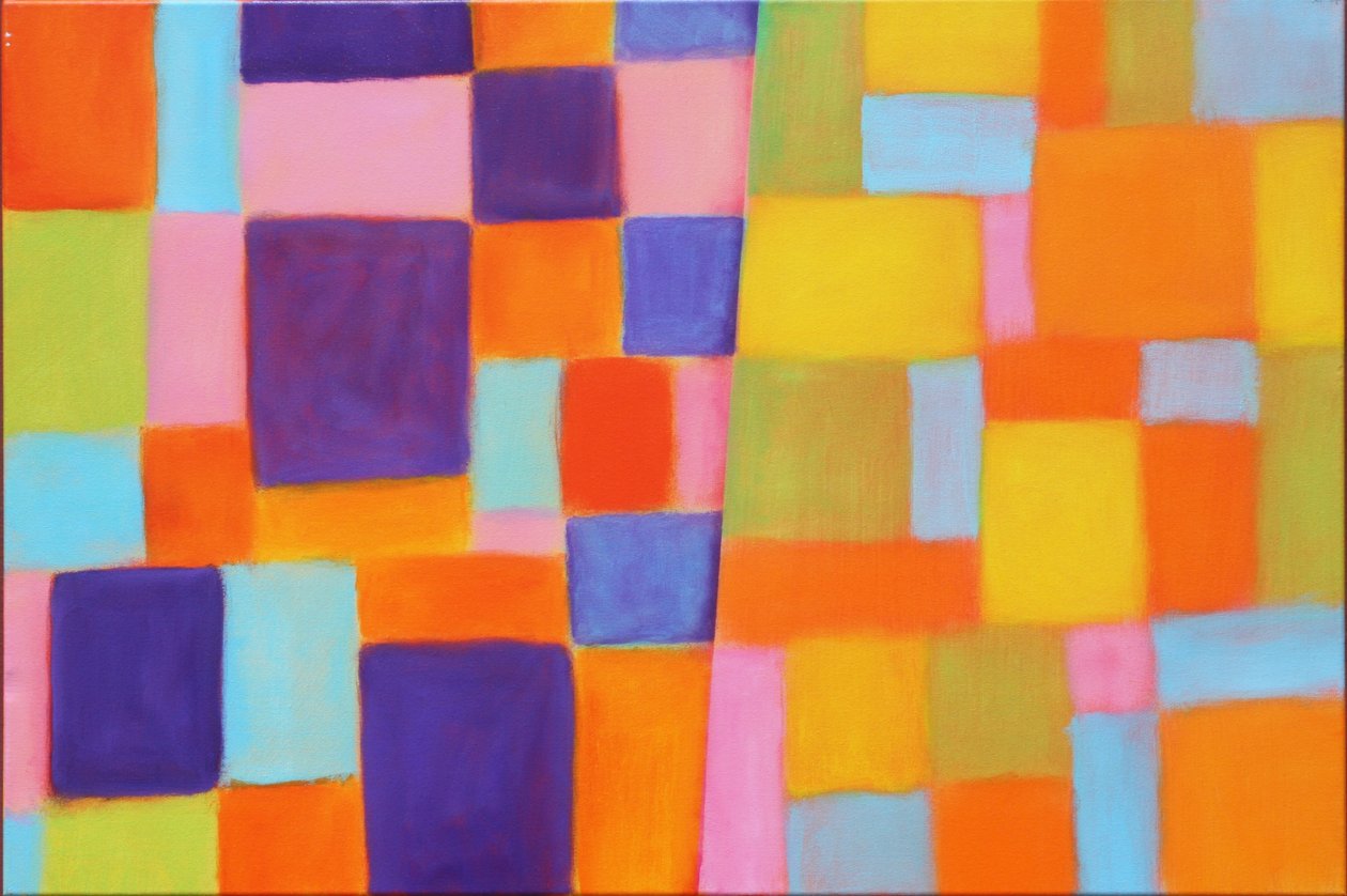 Structure 29, 2022 (acrylique sur toile) - Gerrit Greve