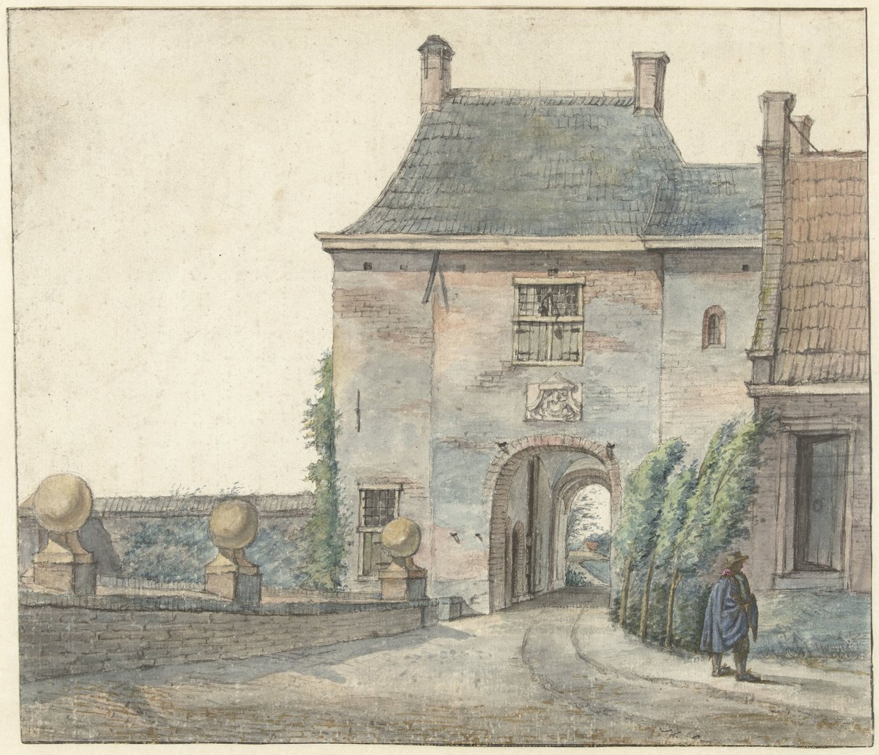 La porte du château de Heemstede - Gerrit Lamberts