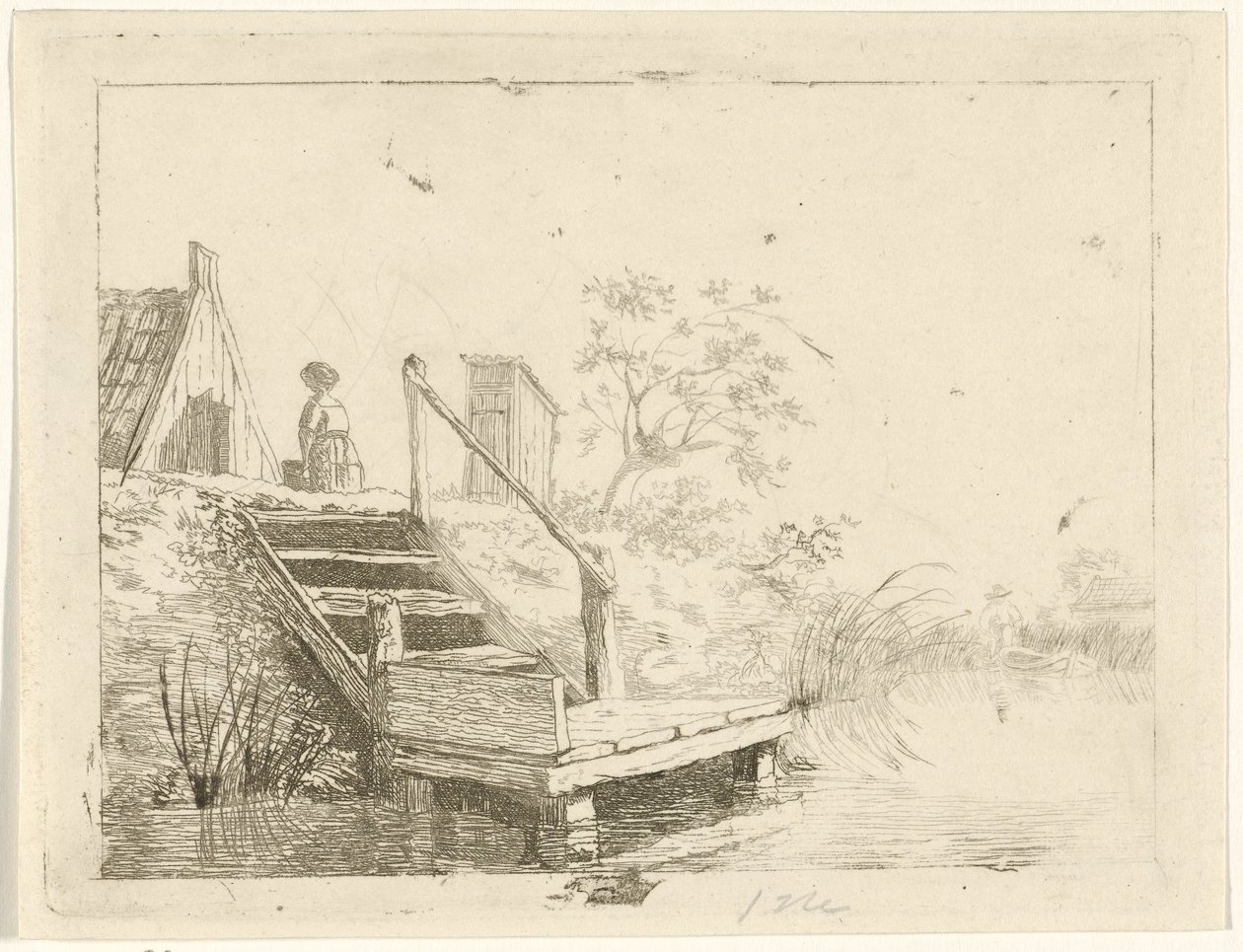 Escalier au bord de l