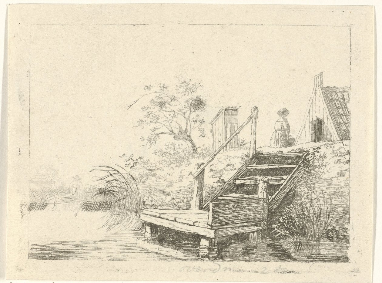 Escalier au bord de l