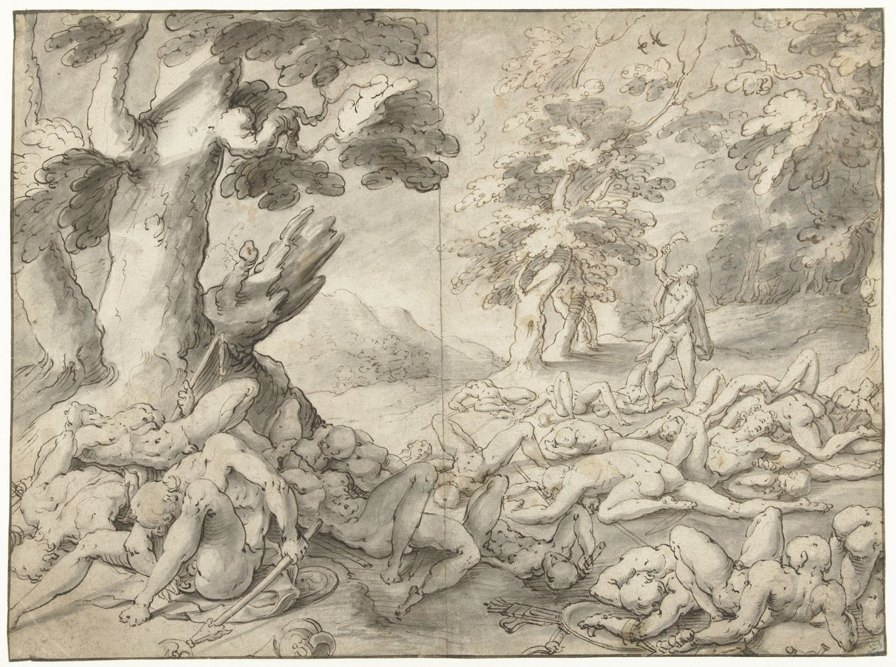 Samson après avoir vaincu les Philistins - Gerrit Pietersz. Sweelink