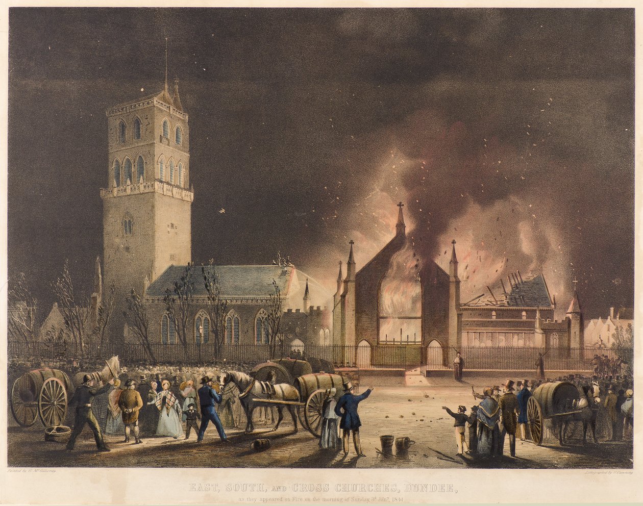 Églises Est, Sud et Croix, Dundee, telles qu