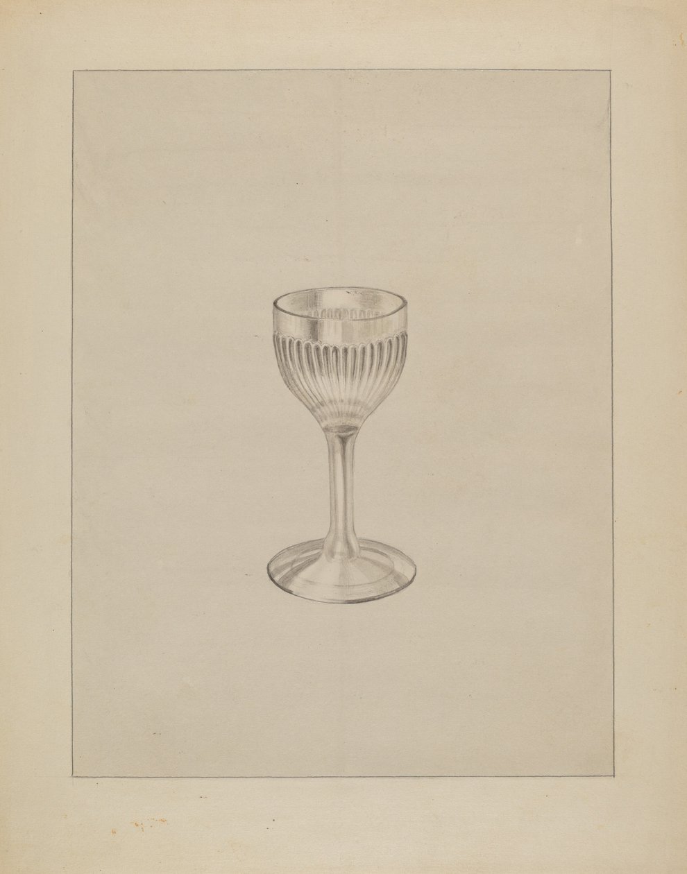 Verre à vin, vers 1936 - Gertrude Lemberg