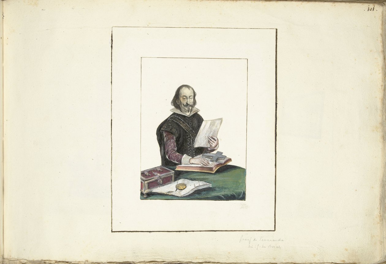 Portrait du Comte de Peñeranda - Gesina ter Borch (possibly)