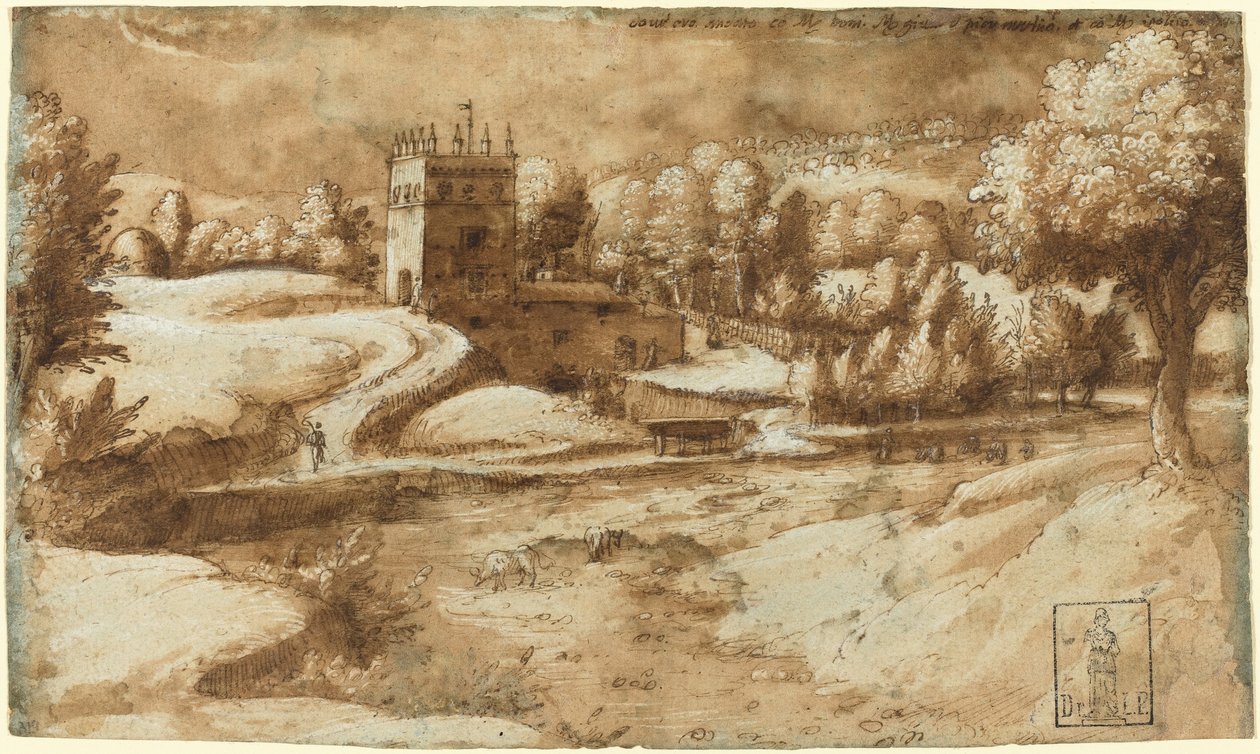 Vue près de Rosora di Serra San Quirico - Gherardo Cibo