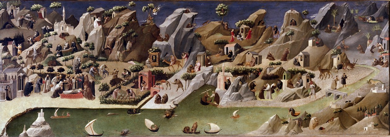 La thébaïde des ermites - Gherardo Starnina