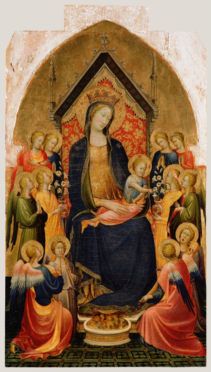 Madone et Enfant avec des anges musiciens, vers 1410 - Gherardo Starnina
