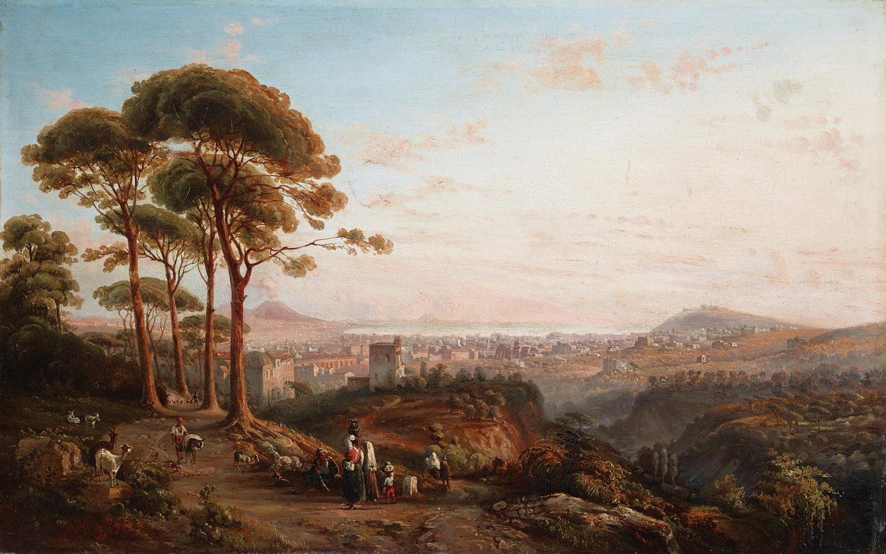 Vue de Naples depuis La Conocchia - Giacinto Gigante