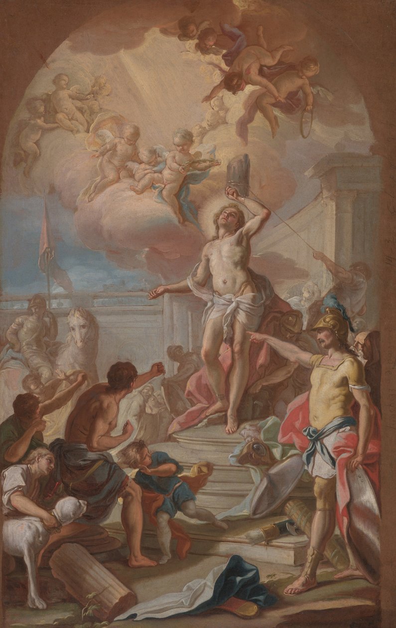 Le Martyre de Saint Sébastien, vers 1780 - Giacinto (attr. to) Diana