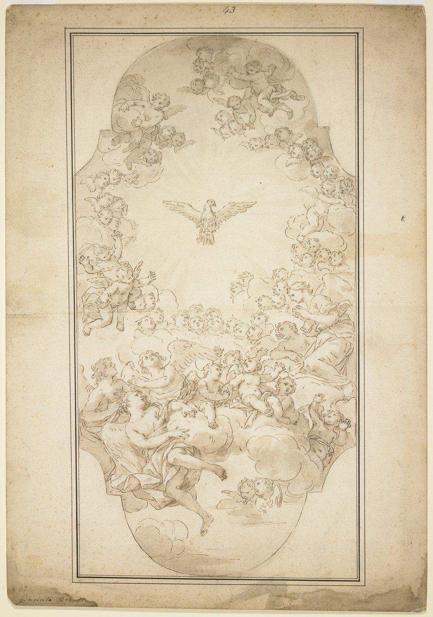 Le Saint-Esprit, années 1680 - Giacinto Brandi