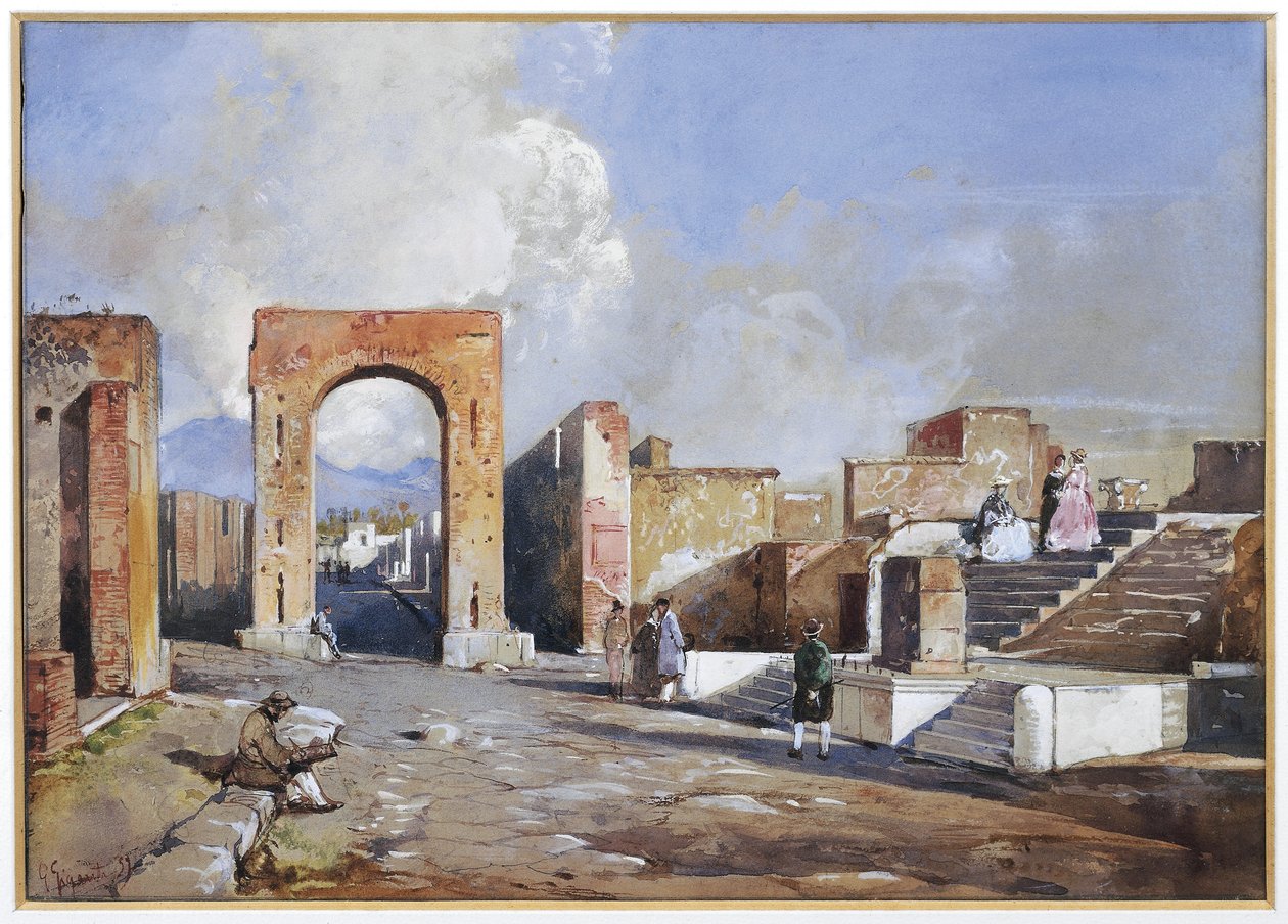 Italie, Fouilles de Pompéi - Giacinto Gigante