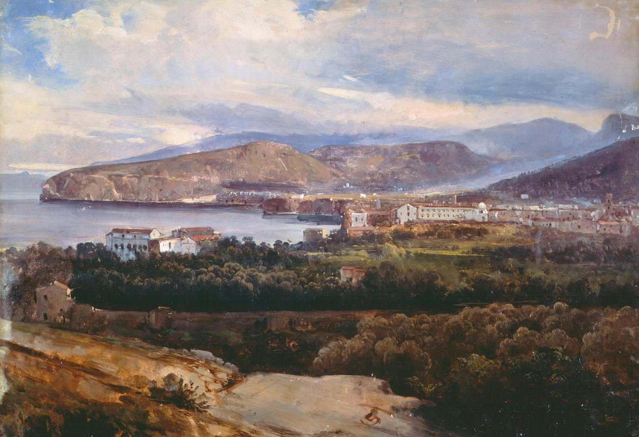 Vue de Sorrente, par Giacinto Gigante - Giacinto Gigante