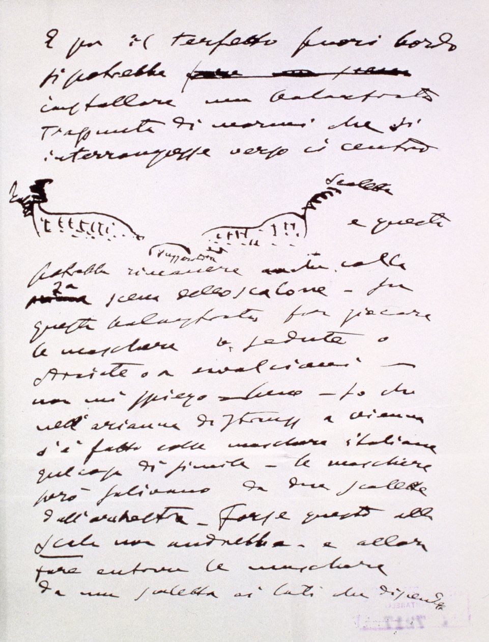 Lettre - Giacomo Puccini