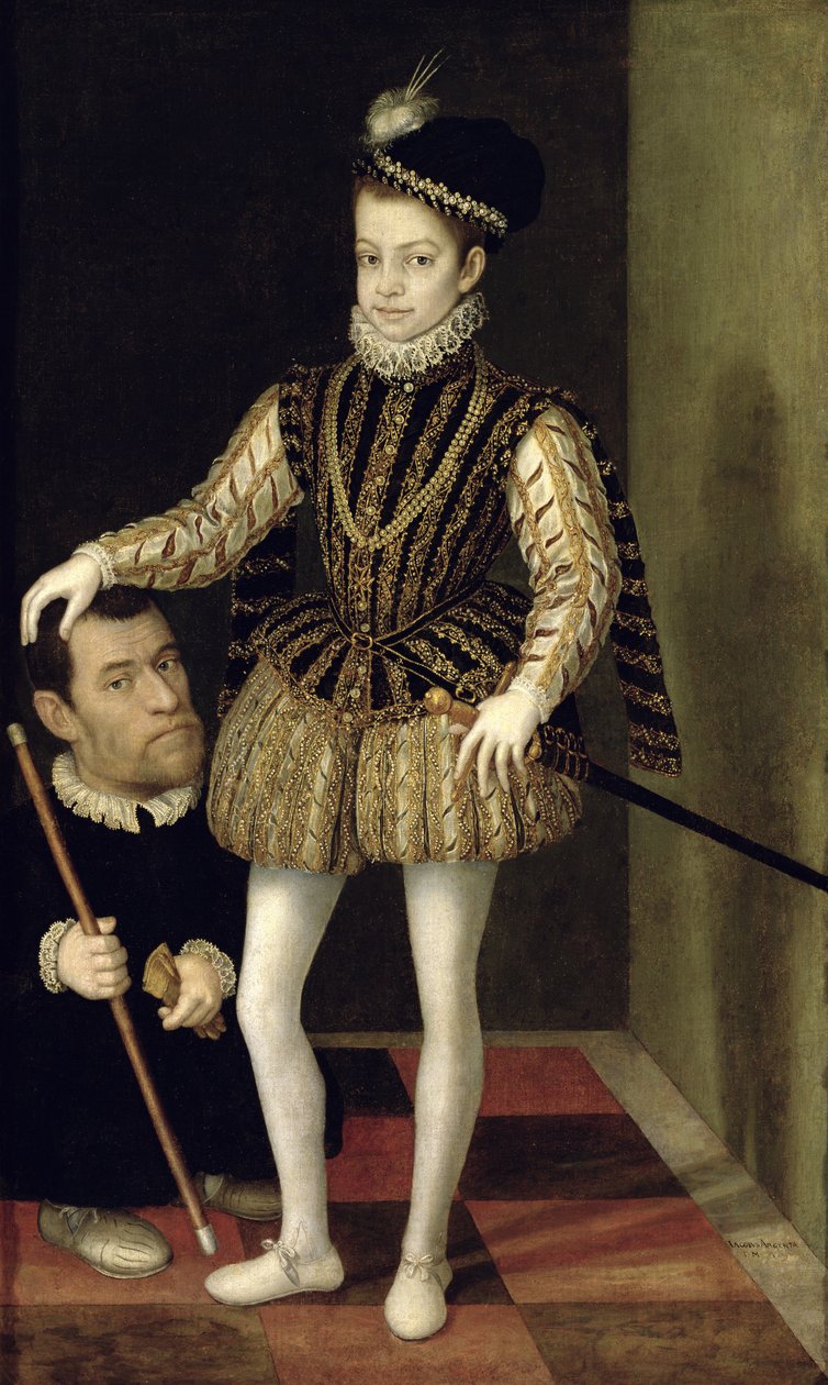 Portrait de Carlo Emanuele I (1562-1630) Duc de Savoie, vers 1570 - Giacomo Vighi