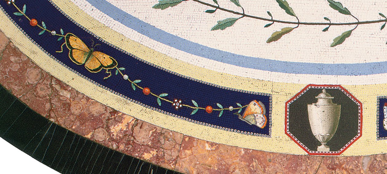 Table en micromosaïque, Rome, fin du XVIIIe siècle - Giacomo (attr. to) Raffaelli