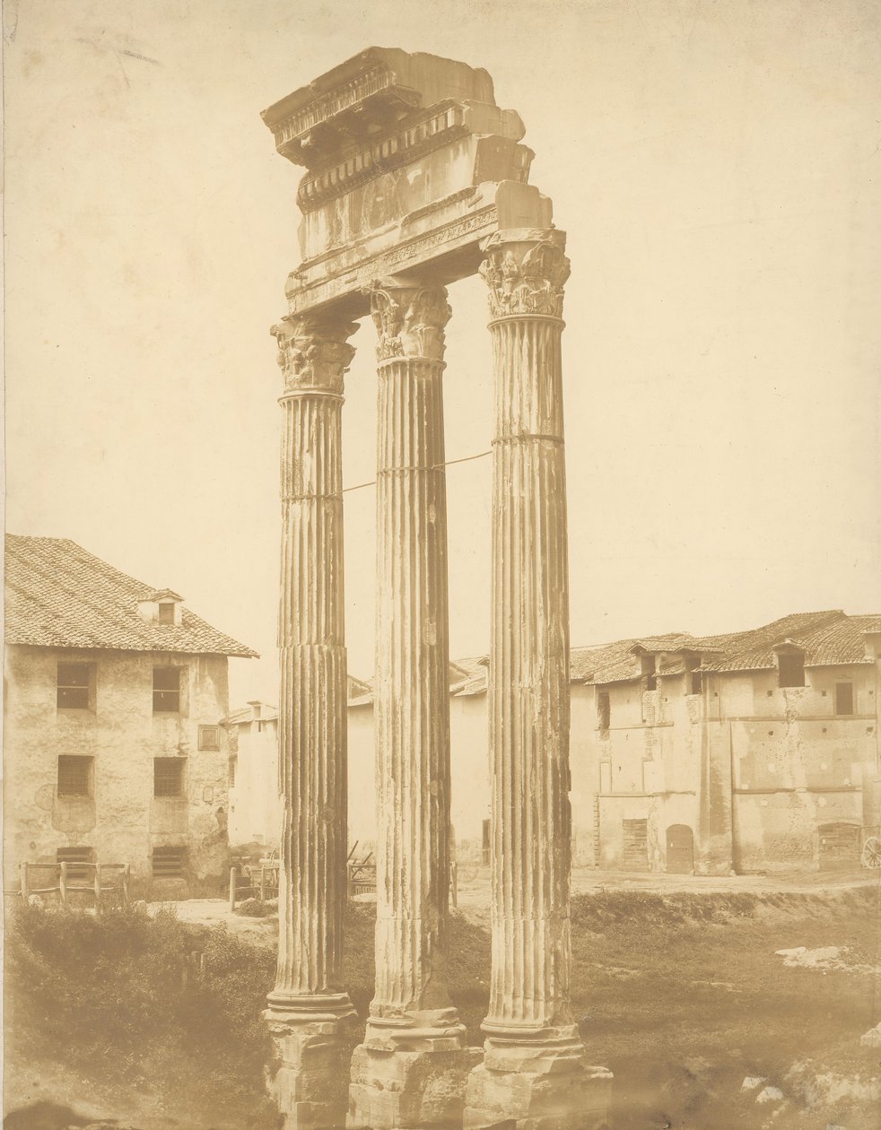 [Ruines romaines], années 1860 - Giacomo Caneva.