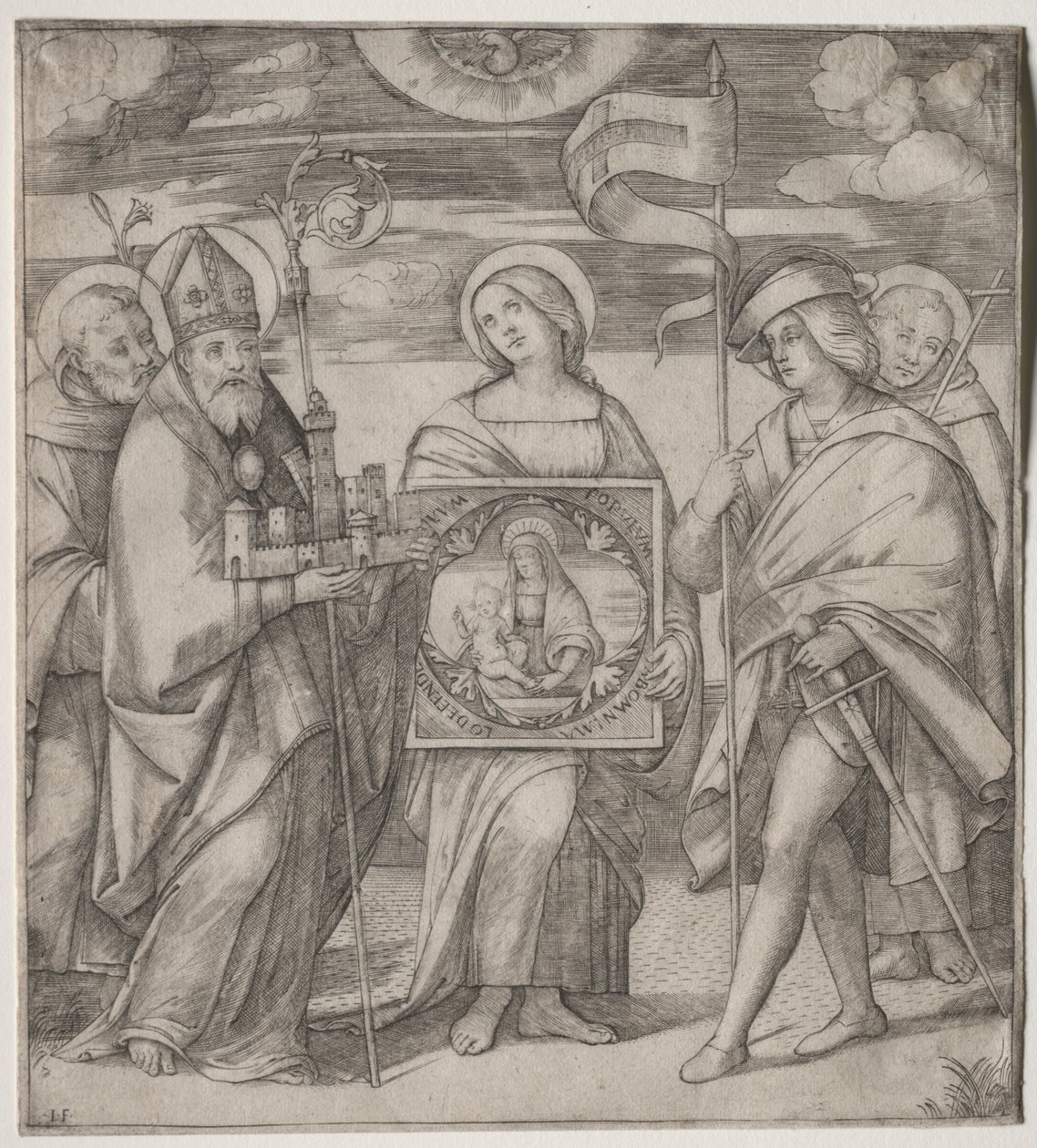 Saints patrons de Bologne, vers 1515-1520 - Giacomo Francia