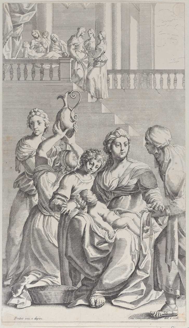 Naissance de Saint Benoît, 1687-1717 - Giacomo Maria Giovannini