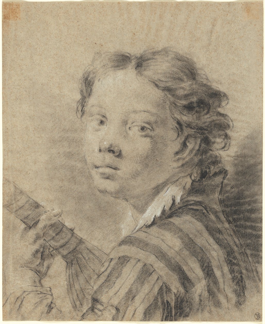 Un garçon avec un luth, vers 1740 - Giambattista Piazzetta