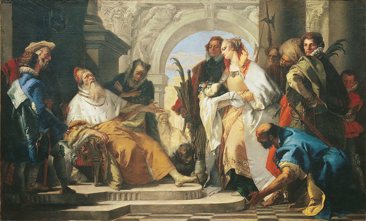 Les saints patrons de la famille Crotta - Giambattista Tiepolo