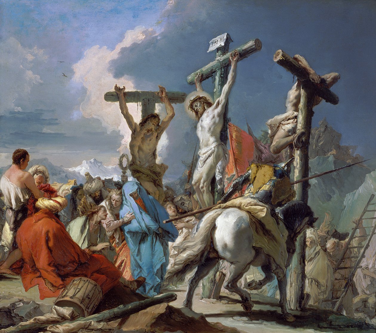La crucifixion - Giambattista & Tiepolo Giandomenico (1727-1804) Tiepolo