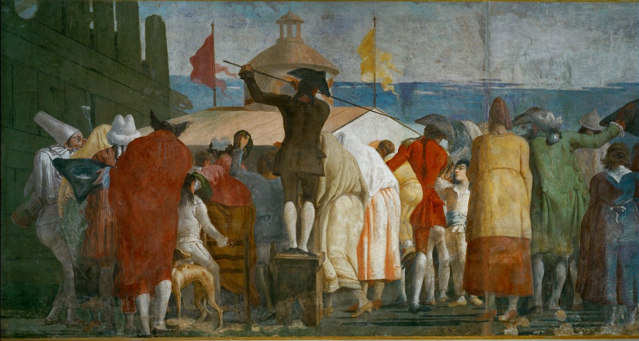 Le nouveau monde - Giambattista & Tiepolo Giandomenico (1727-1804) Tiepolo