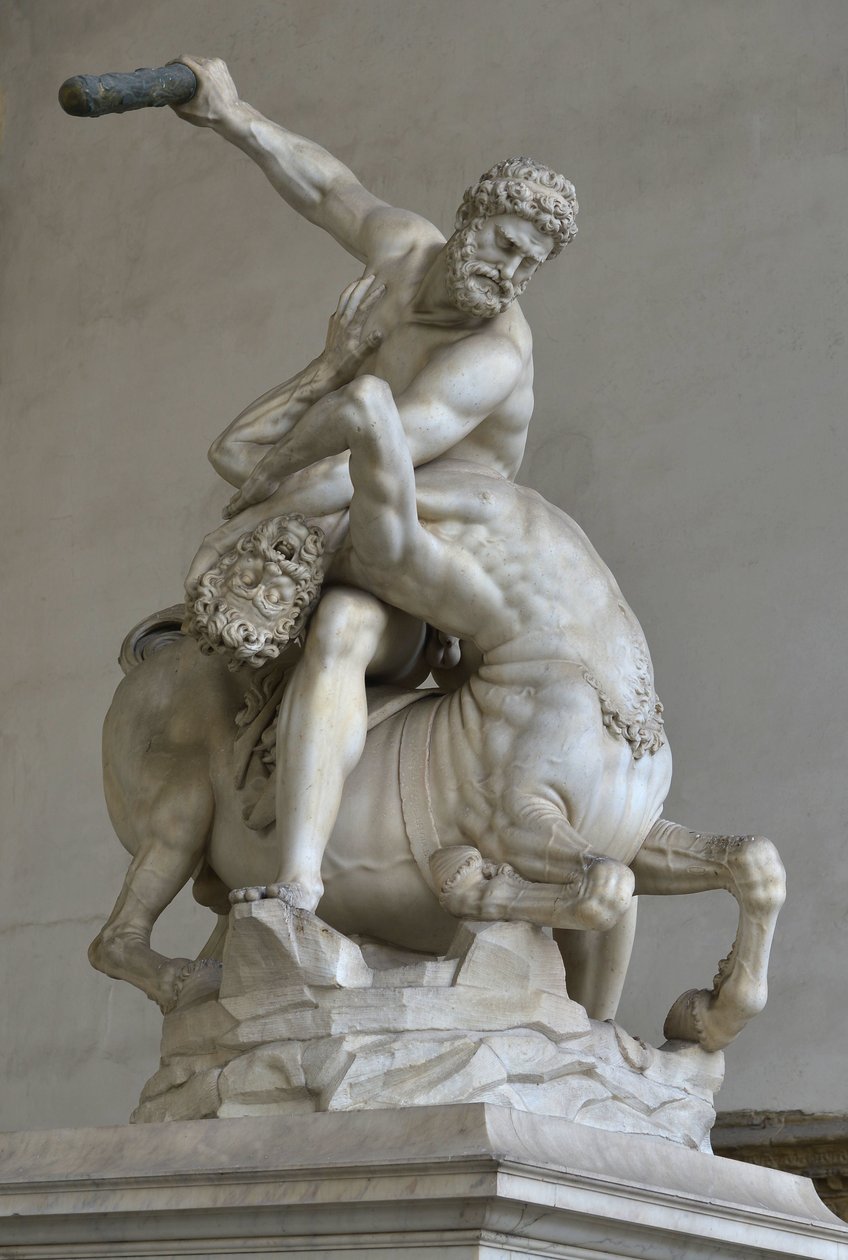 Hercule dans le combat contre le centaure Nessus - (after) Giambologna