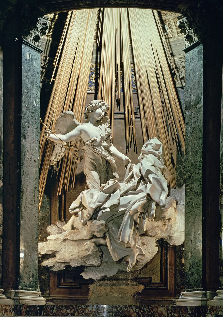 Extase de Sainte Thérèse (marbre) - Gian Lorenzo Bernini