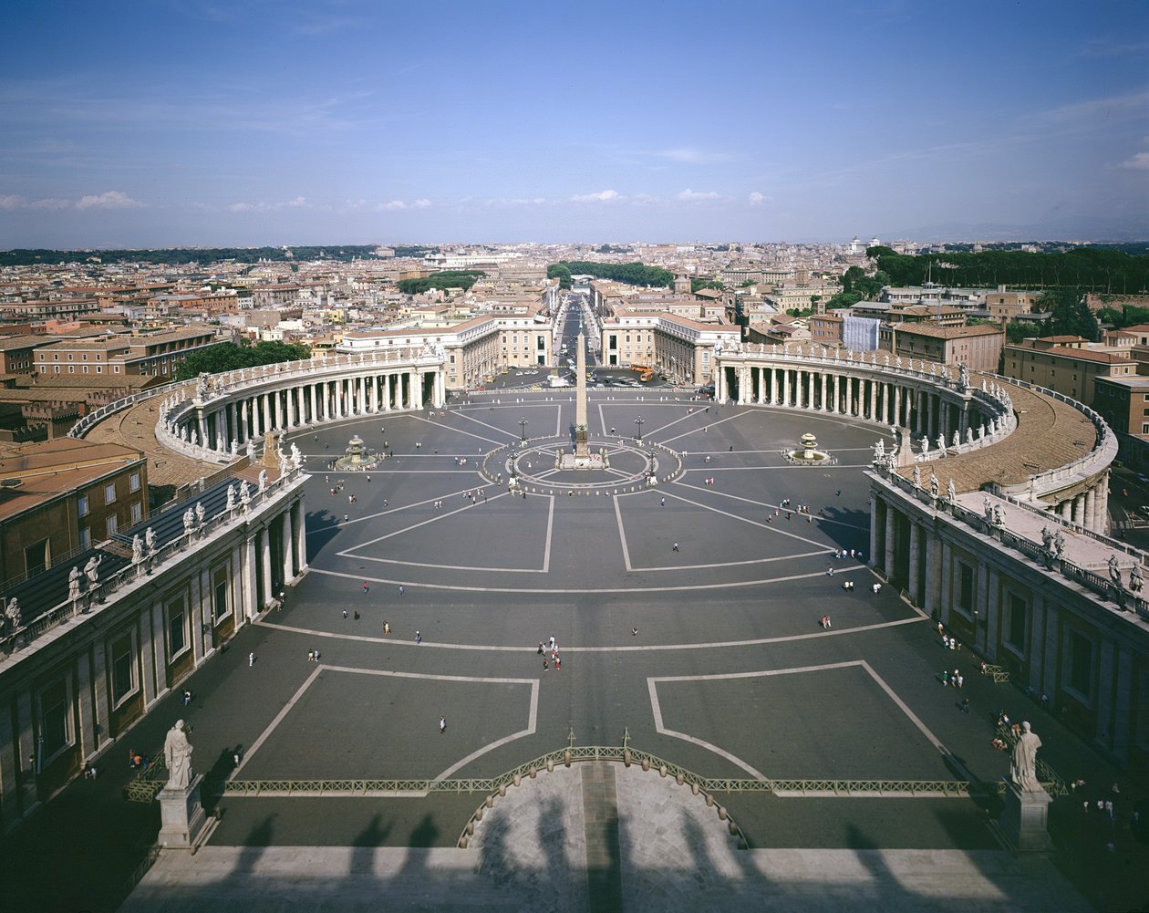 Vue de la place, 1656-67 - Gian Lorenzo Bernini