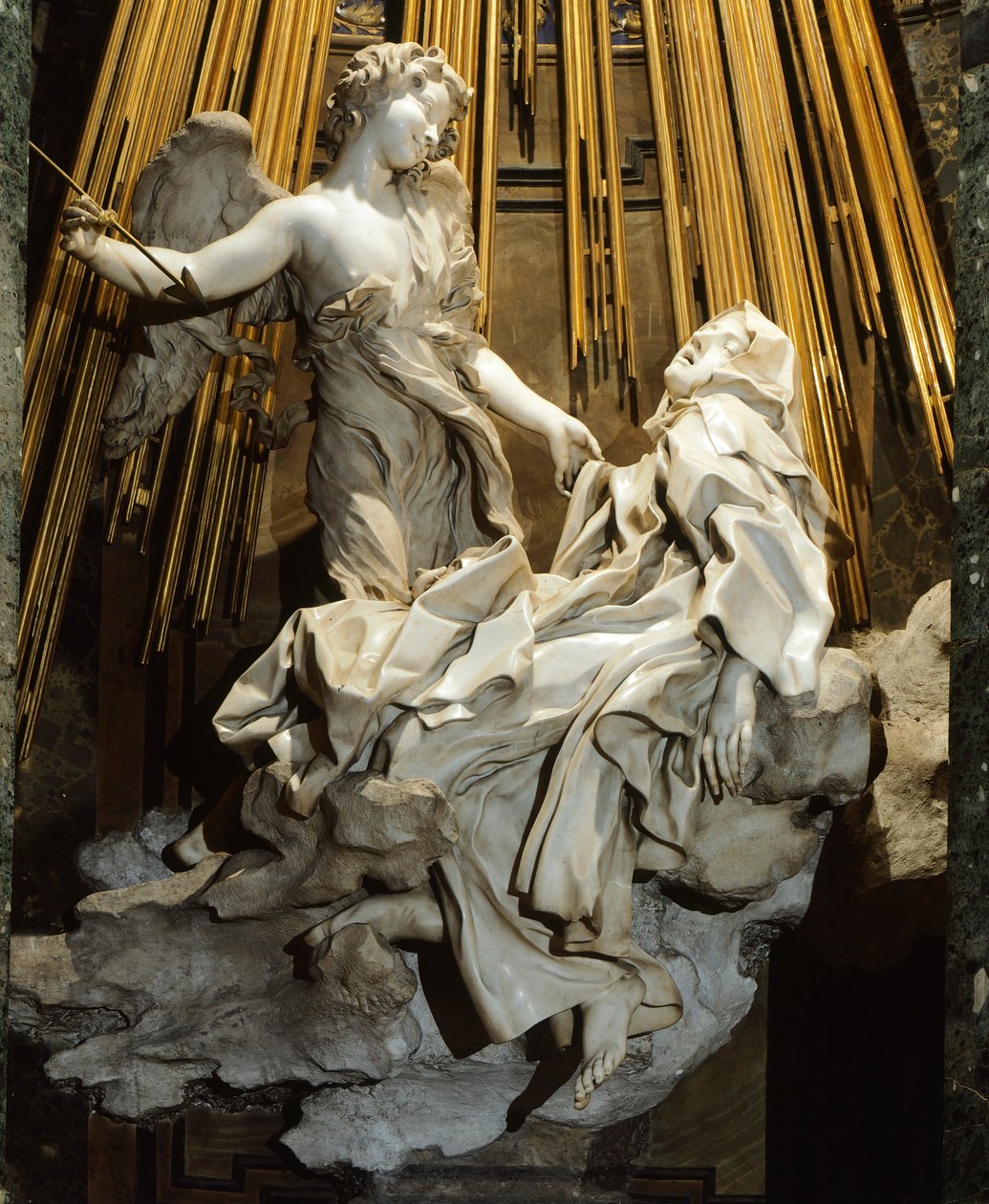 Italie, Rome, Église de Santa Maria della Vittoria, Extase de Sainte Thérèse d