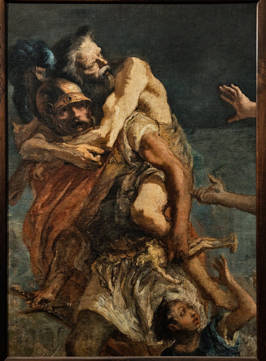 Énée, Anchise et Ascagne, vers 1773 - Giandomenico (1727 1804) Tiepolo