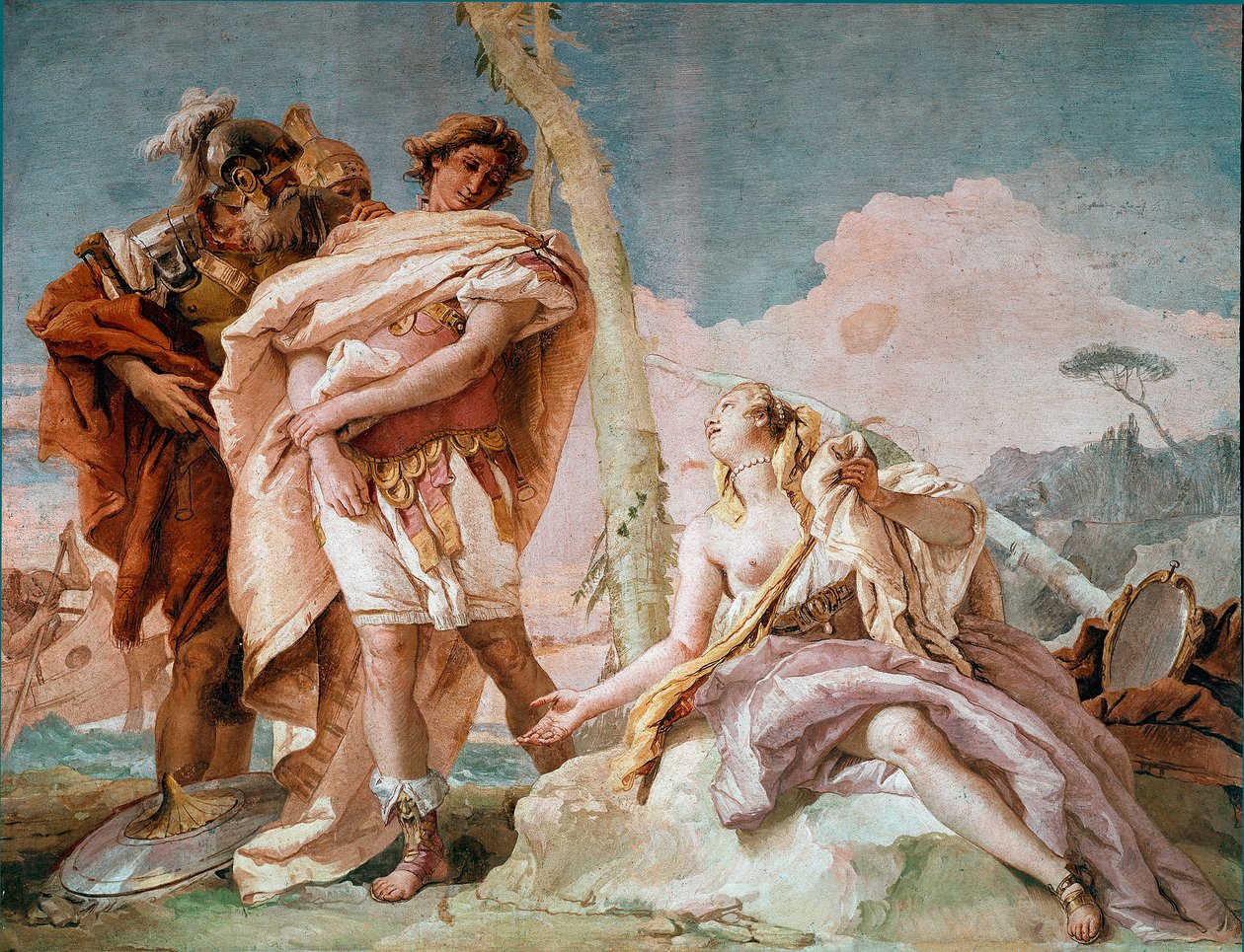 Renaud abandonne Armide. Illustration d