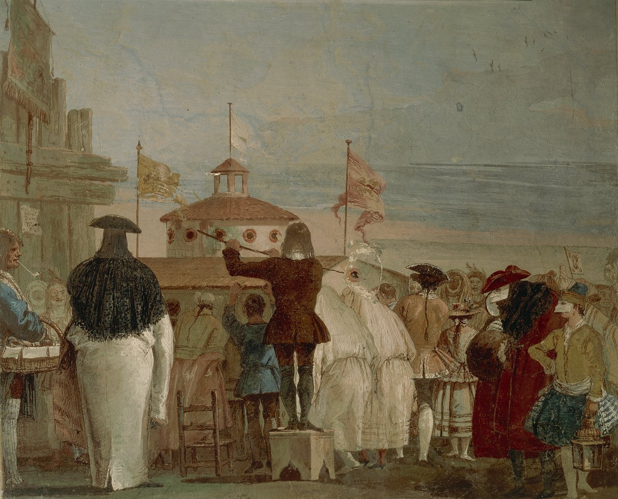 Le nouveau monde (carnaval vénitien) - Giandomenico  Tiepolo